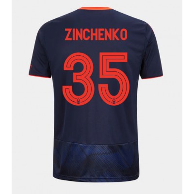 Moški Nogometni dresi Nottingham Forest Oleksandr Zinchenko #35 Tretji 2025-26 Kratek Rokav Moški Nogometni dresi Nottingham Forest Oleksandr Zinchenko #35 Tretji 2025-26 Kratek Rokav